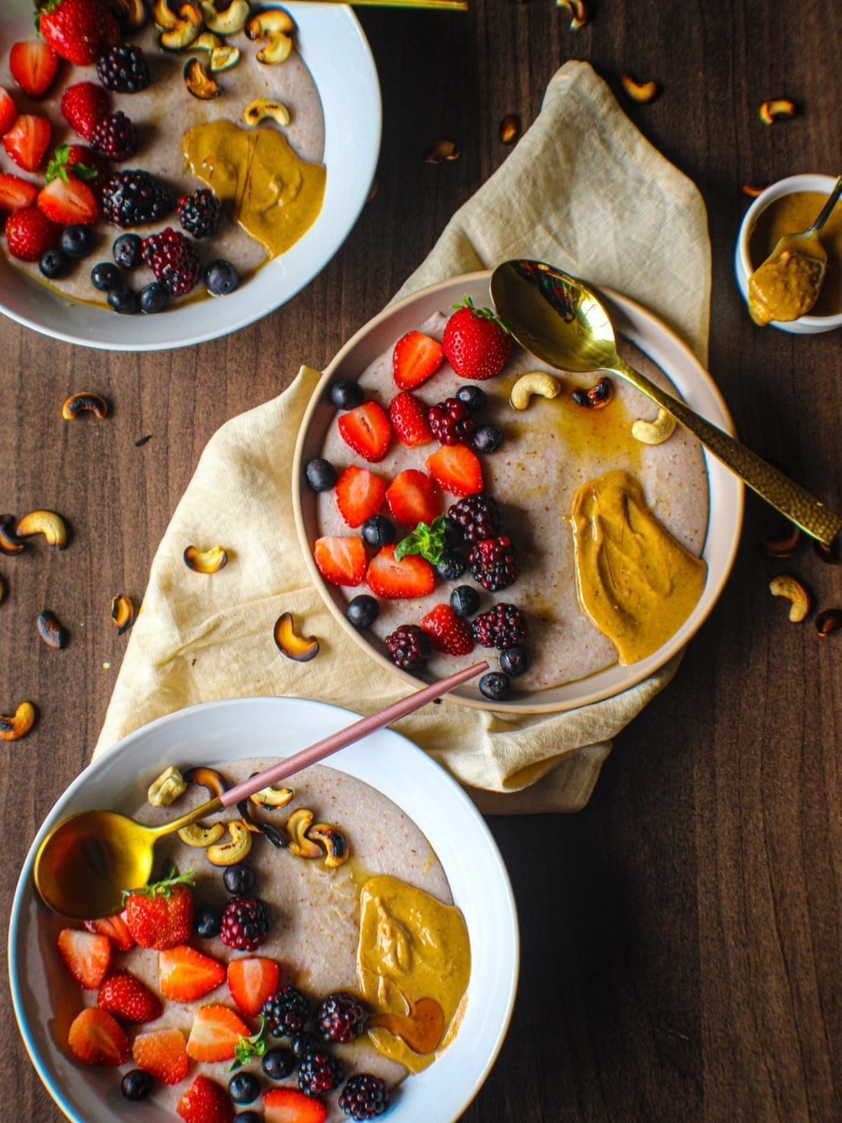 Nutritious peanut butter porridge, the recipe featured by Chefs' Manifesto